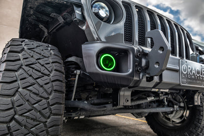 Oracle Jeep Wrangler JK/JL/JT High Performance W LED Fog Lights - ColorSHIFT - Dynamic SEE WARRANTY