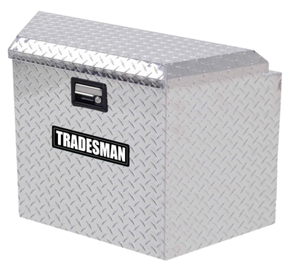 Tradesman Aluminum Trailer Tongue Storage Box (16in.) - Brite