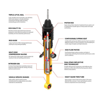 ARB / OME Nitrocharger Plus Strut Toyota Land Cruiser 200 Series - Front