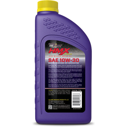 Royal Purple HMX Premium Synthetic High Mileage 10W-30 Motor Oil - 1 Quart