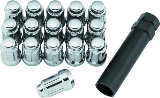 QuadBoss Spline Lug Nuts 12x1.5 - Silver