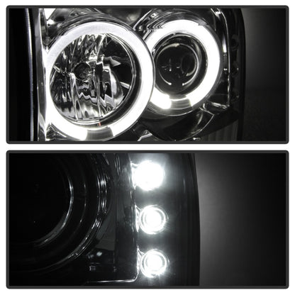 Spyder Ford F250 Super Duty 99-04 Projector Version 2 LED Halo LED Chrm PRO-YD-FF25099-1P-G2-C