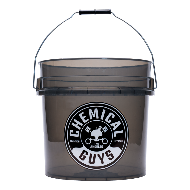 Chemical Guys Heavy Duty Detailing Bucket Smoked Black (4.5 Gal)