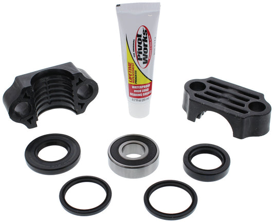 Pivot Works 10-11 Yamaha YFM350 Grizzly IRS PW Steering Stem Bearing Kit