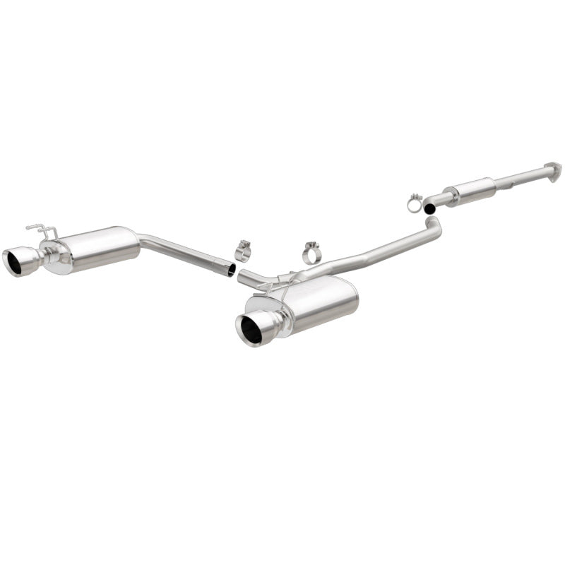 MagnaFlow Sys C/B 2015 Honda Accord 3.5L V6 2.5in SS Dual Split Rear Polished 4.5 Tip