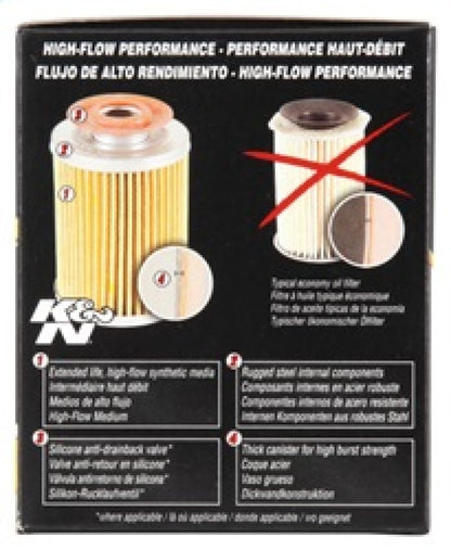 K&N Chevy / Pontiac / GMC / Buick Performance Gold Oil Filter