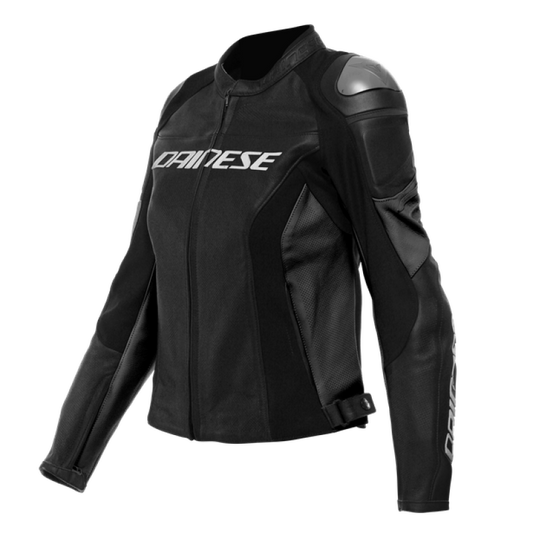 Dainese Racing 4 Lady Leather Jacket Perforated Black/Black Size - 52