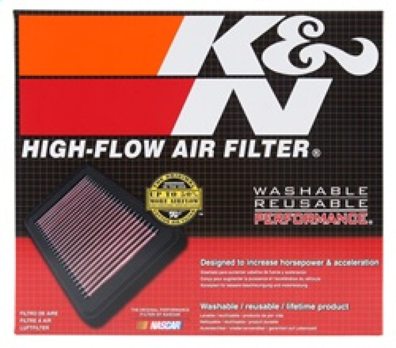 K&N Replacement Panel Air Filter for Toyota 2014 Tundra 4.6L/5.7L/ 2014 Sequoia 5.7L V8