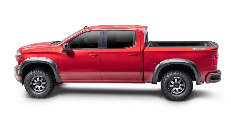 Bushwacker 07-13 Chevrolet Silverado 1500 (Excl. Stepside) Forge Style Flares 4pc - Black