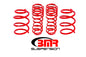 BMR 05-14 S197 Mustang GT Handling Version Lowering Springs (Set Of 4) - Red