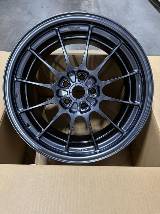 Enkei NT03+M 18x9.5 5x114.3 40mm Offset 72.6mm Bore Gunmetal Wheel