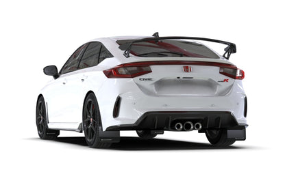 Rally Armor 23-25 Honda Civic Type R Black Mud Flap White Logo