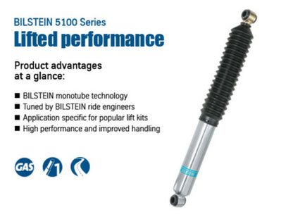 Bilstein 5100 Series 2014 Ford F-150 Rear 46mm Monotube Shock Absorber