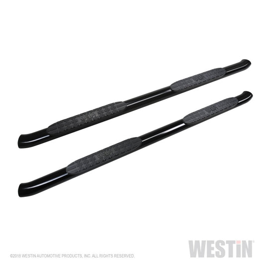 Westin 2019 Chevrolet Silverado/Sierra 1500 Crew Cab Non LD PRO TRAXX 4 Oval Nerf Step Bars - Black