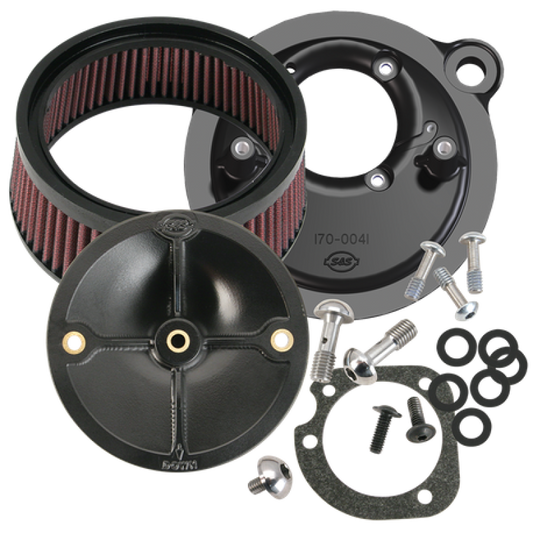 S&S Cycle 91-06 XL Sportster Models w/ Stock CV Carb Stealth Air Cleaner Kit w/o Cover