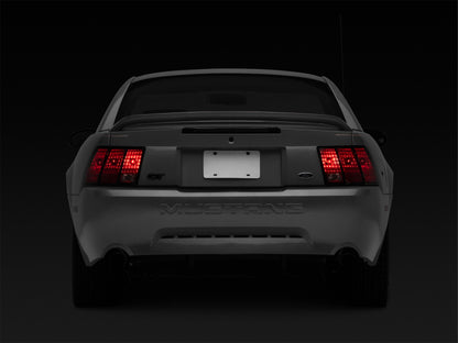 Raxiom 96-04 Ford Mustang Excluding 99-01 Cobra Sequential Tail Light Kit (Plug-and-Play Harness)