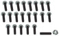 Moroso Honda/Acura/Mazda Rotary/Dodge Neon/Toyota MR2 Oil Pan Stud Kit - 6mm - Steel - Set of 22