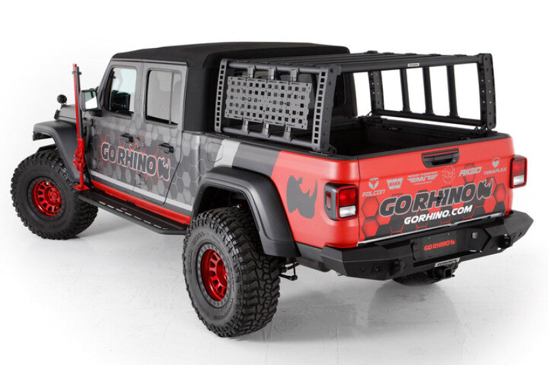 Go Rhino 19-21 Jeep Gladiator XRS Overland Xtreme Rack - Box 1 (Req. gor5950000T-02)