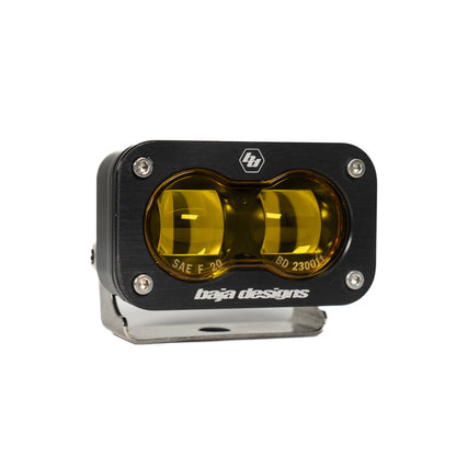 Baja Designs 19-22 Dodge RAM 1500 Rebel / 21-22 1500 TRX S2 SAE Dual Fog Pocket Light Kit - Amber