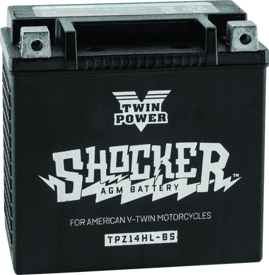 Twin Power YTX-14L Shocker Battery Replaces H-D 65958-04 220 CCA