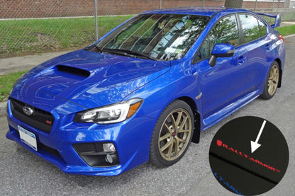 Rally Armor 15-21 Subaru WRX/STI Black UR Mud Flap w/Light Blue Logo