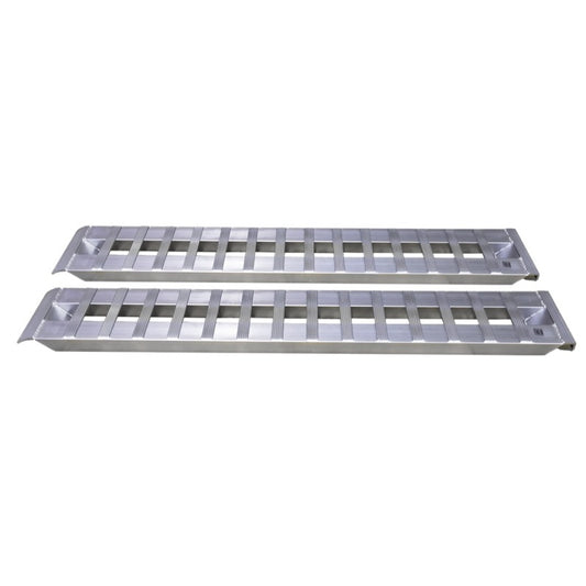 Gen-Y Heavy-Duty 10ft Aluminum Loading Ramps 15in x 120in 5K Capacity Per Ramp - Pair