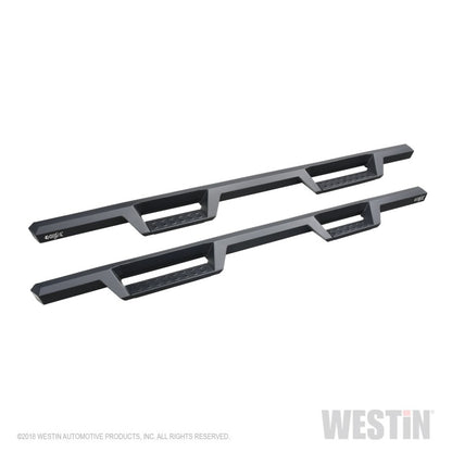 Westin 2019 Chevrolet Silverado / GMC Sierra 1500 Crew Cab Drop Nerf Step Bars - Textured Black