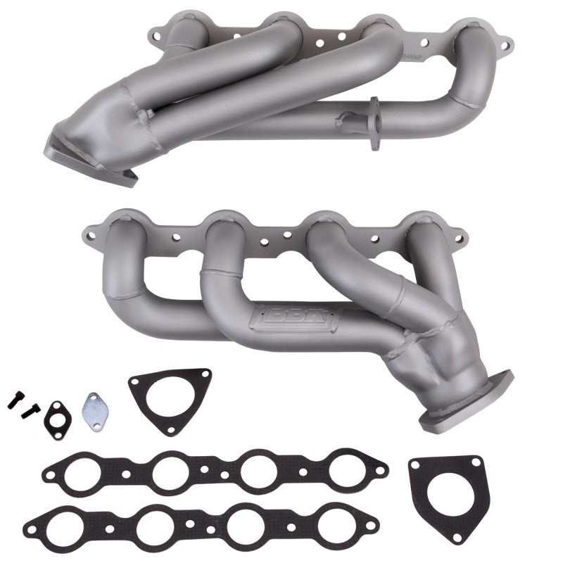 BBK 99-04 GM Truck SUV 6.0 Shorty Tuned Length Exhaust Headers - 1-3/4 Titanium Ceramic