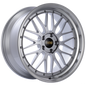 BBS LM 19x8.5 5x130 ET50 Diamond Silver Center Diamond Cut Lip Wheel - 71.6CB