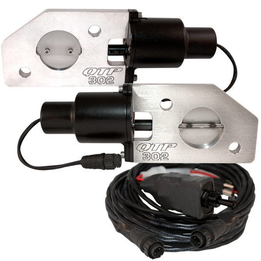 QTP 3in Bolt-On QTEC Electric Cutout Valve - Single