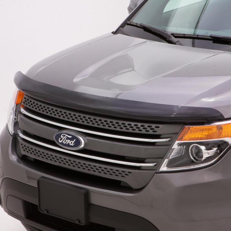 AVS 06-10 Ford Explorer High Profile Bugflector II Hood Shield - Smoke