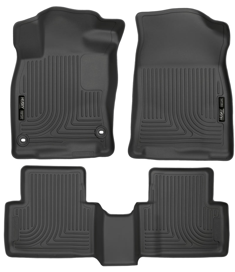 Husky Liners 2016 Honda Civic (4DR) WeatherBeater Combo Black Floor Liners