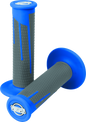 ProTaper Full Diamond Clamp-On Grips - Blue/Dark Gray