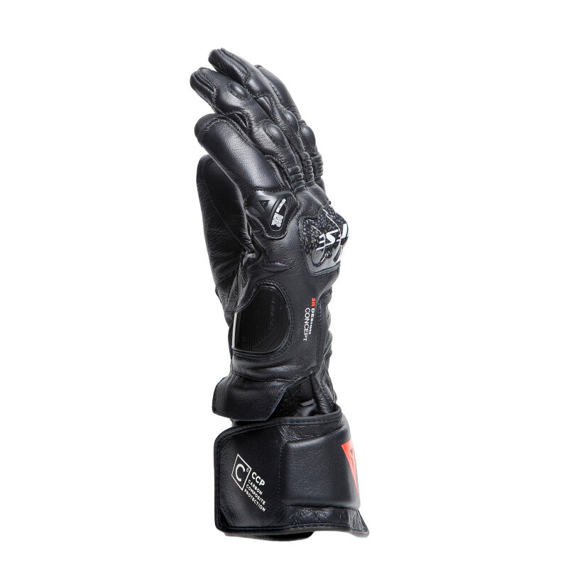 Dainese Carbon 4 Long Leather Gloves Black/Black/Black - Small