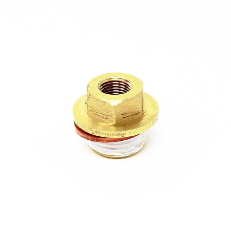 Torque Solution Oil Galley Plug: Subaru EJ20/EJ25 M18-1.5 to 1/8NPT Adapter