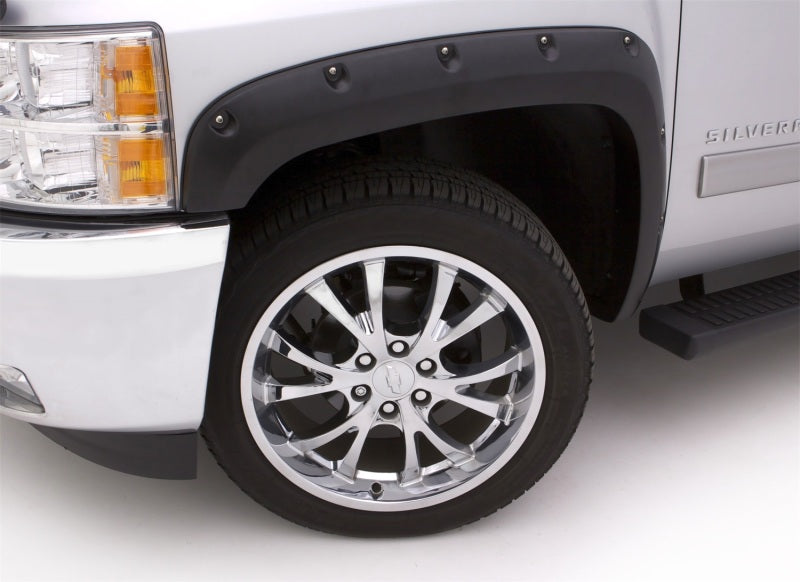 Lund 99-07 Chevy Silverado 1500 RX-Rivet Style Textured Elite Series Fender Flares - Black (4 Pc.)