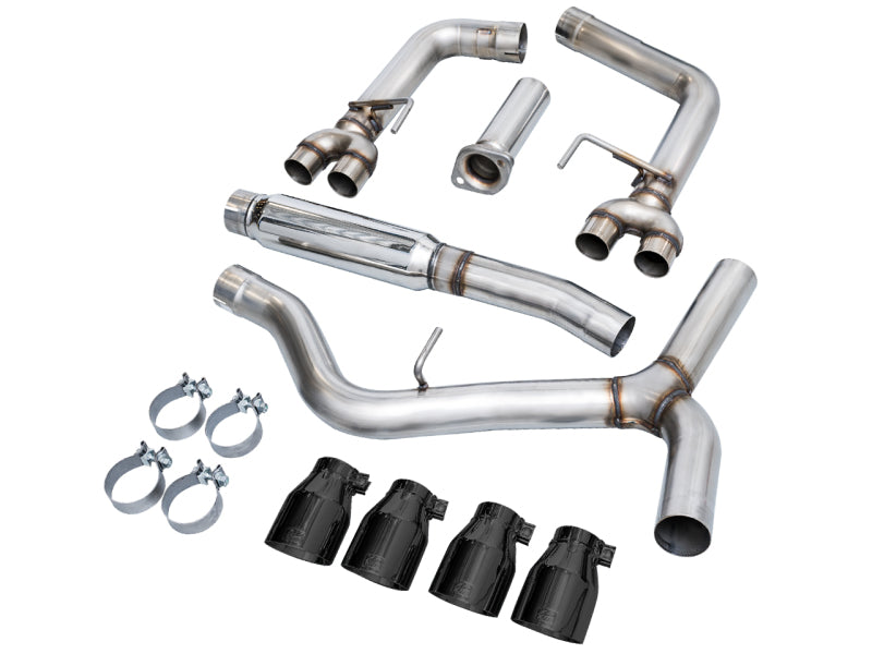 AWE Tuning 2022+ VB Subaru WRX Track Edition Exhaust - Diamond Black Tips