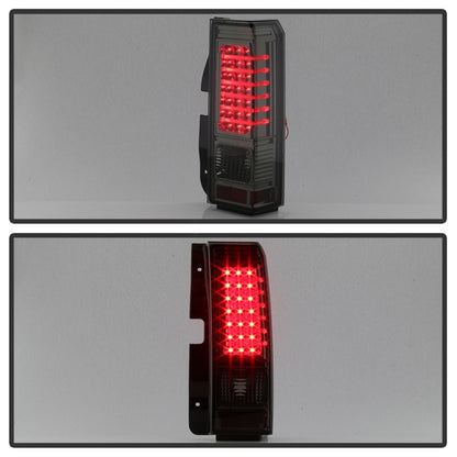 Xtune Hummer H3 06-09 ( Non H3T ) LED Tail Lights Smoke ALT-ON-HH306-LED-SM