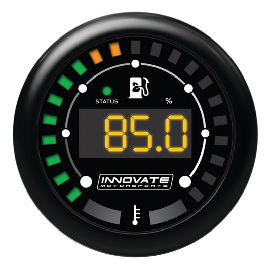 Innovate MTX-D Ethanol Content & Fuel Temp Complete Gauge Kit - Black Dial