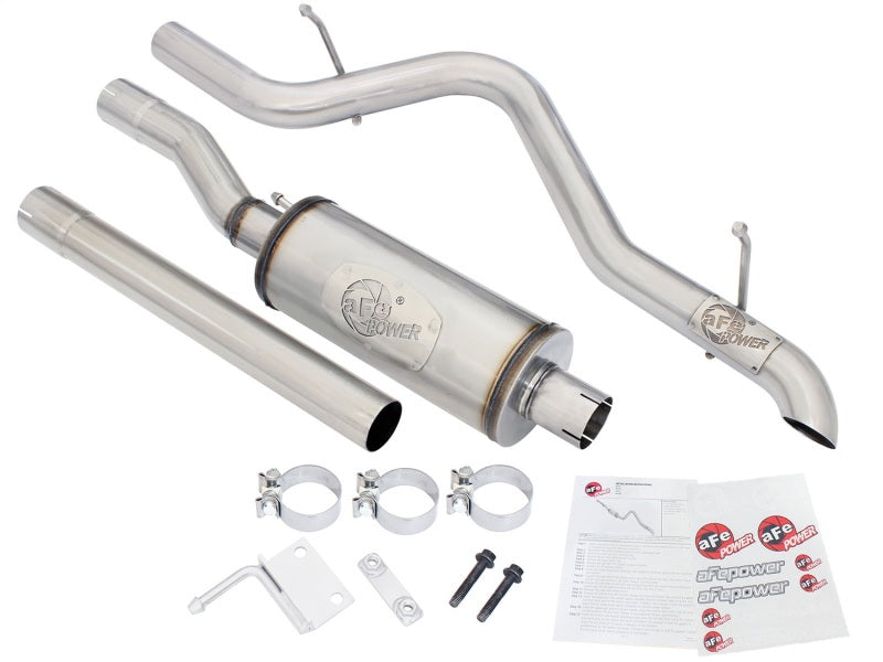 aFe MACHForce XP 2.5in SS-409 Cat-Back Exhaust 07-16 Jeep Wrangler (JK) V6-3.6L/3.8L (2-4 Door)