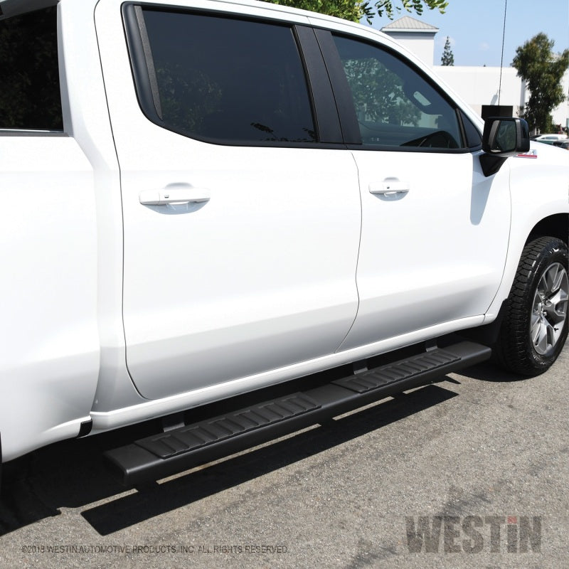 Westin 2019 Chevrolet Silverado/Sierra 1500 Crew Cab R7 Nerf Step Bars - Black