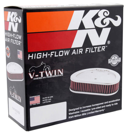 K&N Replacement Air Filter 1.625in H for Harley Davidson