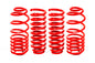 BMR 02-09 Trailblazer Lower Springs Set of 4 2in-3in Drop Red