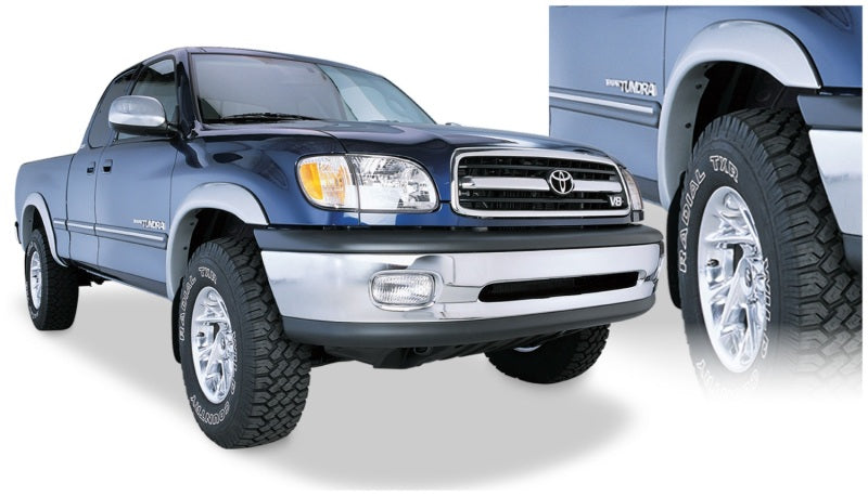 Bushwacker 00-02 Toyota Tundra Fleetside Extend-A-Fender Style Flares 4pc 76.5/98.2in Bed - Black