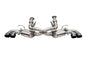 Corsa 20-24 Corvette C8 3in Valved Cat-Back 4.5in Blk Quad Tips Fits Factory Perf Exhaust DeletesAFM