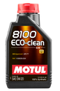 Motul 1L Synthetic Engine Oil 8100 Eco-Clean 0W20