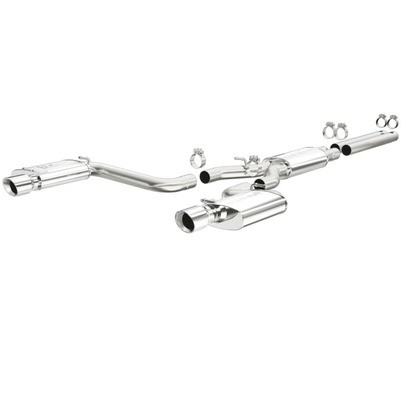 MagnaFlow CatBack 07-15 Nissan Titan V8 LGAS/LFLEX Single MF Polished Stainless Exhaust