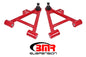 BMR 79-93 Fox Mustang Lower Non-Adj. A-Arms (Coilover Only) w/ STD. Ball Joint (Poly) - Red