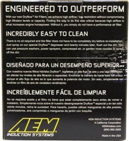 AEM 3 in Short Neck 5 in Element Filter