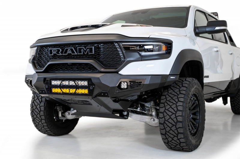 Addictive Desert Designs 2021 Dodge RAM 1500 TRX Bomber Front Bumper (20in Lights)